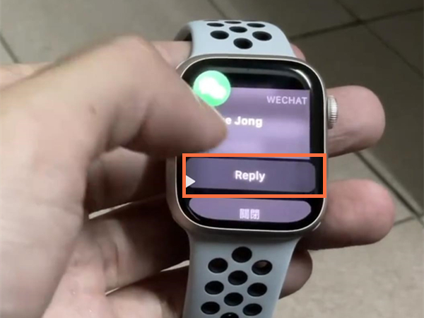 iwatch7怎么在微信中打字？iwatch7在微信中打字的方法