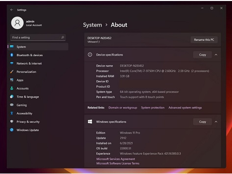 Win11系統怎么查看電腦配置?Win11查看電腦配置步驟