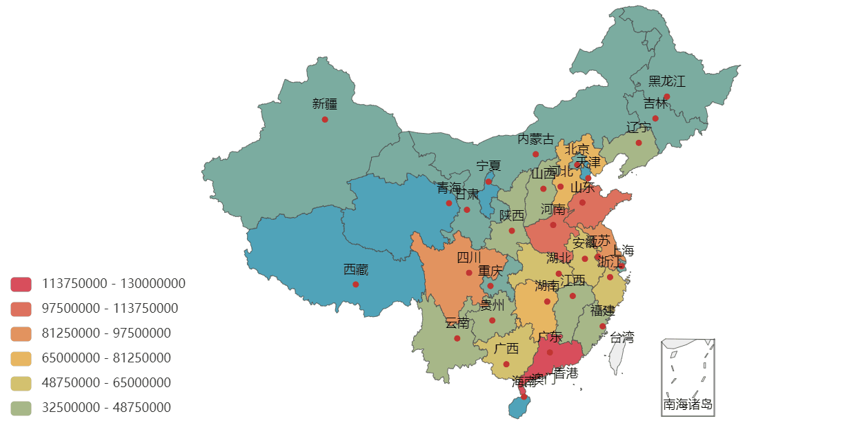 Python+Tableau廣東省人口普查可視化的實現