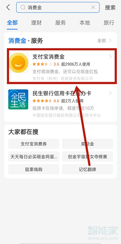 支付寶消費(fèi)金怎么關(guān)閉