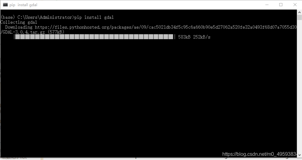 Python中Anaconda3 安裝gdal庫(kù)的方法