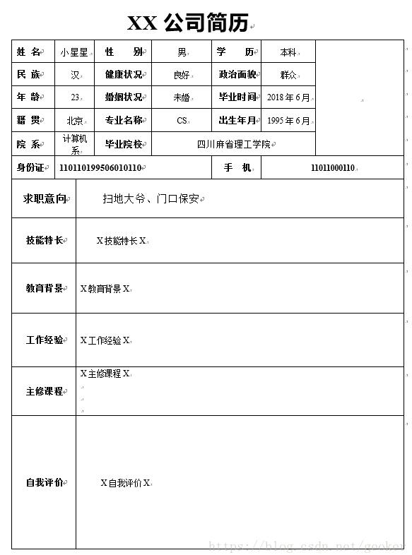 使用python處理一萬份word表格簡歷操作
