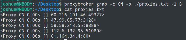 python利用proxybroker構(gòu)建爬蟲免費IP代理池的實現(xiàn)