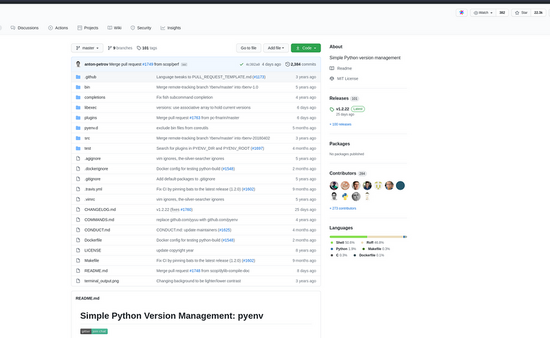 Python使用pyenv實(shí)現(xiàn)多環(huán)境管理