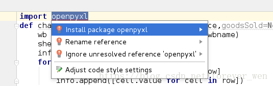 python之openpyxl模塊的安裝和基本用法（excel管理）