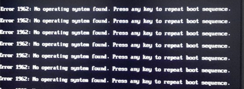 Win10重裝系統的時候提示Error 1962應該怎么辦？