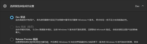 Win11怎么從Dev開發(fā)版切換到Beta渠道?Dev開發(fā)版切換到Beta渠道方法
