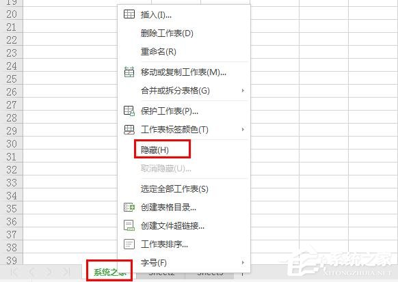 wps表格標簽怎么隱藏？wps表格標簽隱藏的兩種方法