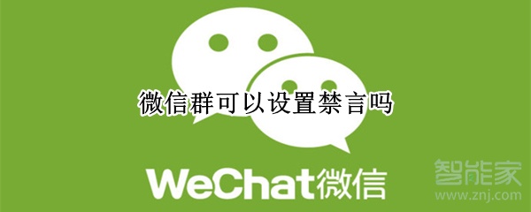 微信群可以設(shè)置禁言嗎