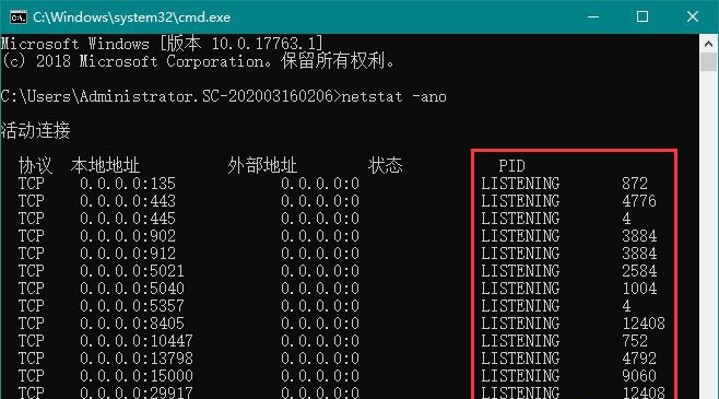 怎么知道哪個端口被占用？Windows 查看端口占用情況