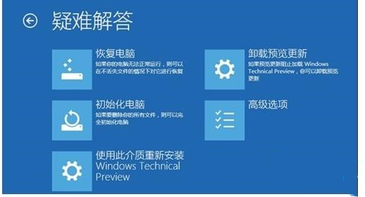 Win10找不到恢復(fù)環(huán)境怎么辦？Win10重置系統(tǒng)沒有恢復(fù)介質(zhì)解決方法