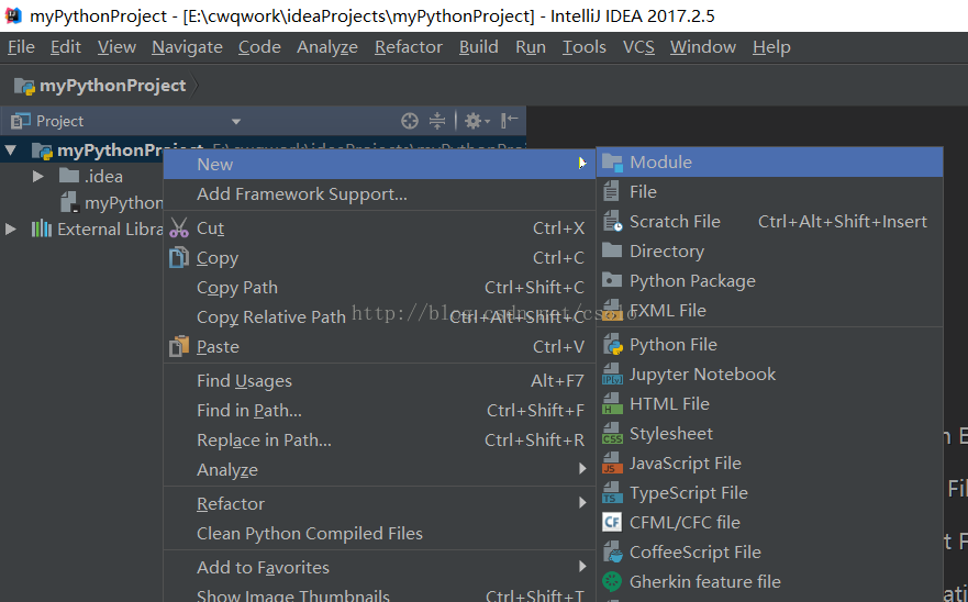 python與idea的集成的實(shí)現(xiàn)