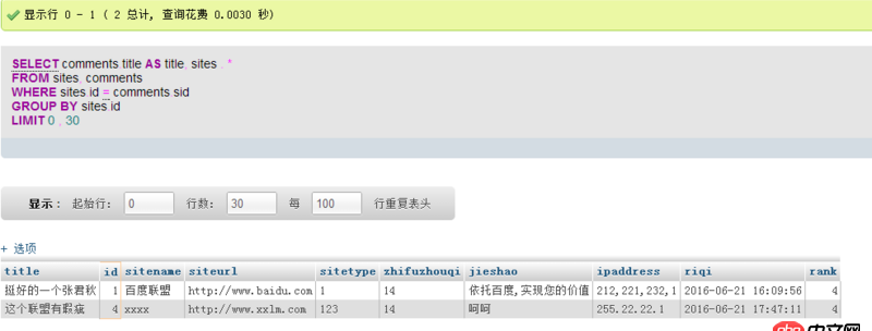mysql問(wèn)題,查詢兩個(gè)表
