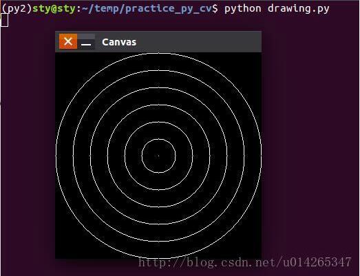 python進行OpenCV實戰(zhàn)之畫圖（直線、矩形、圓形）