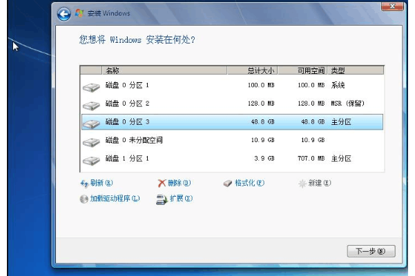 U盤裝系統(tǒng)提示windows無法安裝到這個(gè)磁盤選中的磁盤采用GPT分區(qū)形式怎么辦?