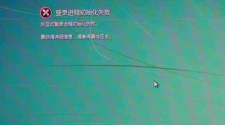 Win7旗艦版登錄進程初始化失敗如何解決？