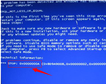 Win10系統電腦藍屏0x0000000A怎么辦？電腦藍屏代碼0x0000000A解決方法