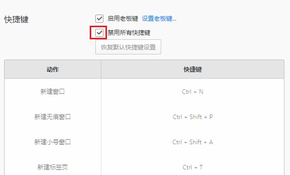 qq瀏覽器怎么關(guān)閉快捷鍵功能