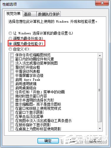 Windows7如何設置系統(tǒng)性能優(yōu)化？Windows7優(yōu)化設置方法介紹