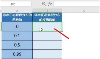 excel計算NORMSINV函數(shù)步驟介紹