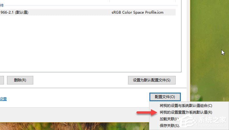 Windows10如何正確配置顯示器顏色配置文件？