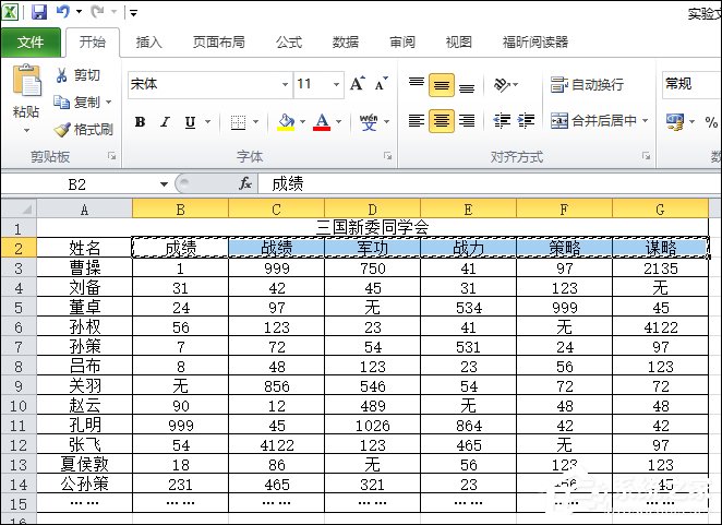 Excel怎么調(diào)換行和列？電子表格列換行的方法