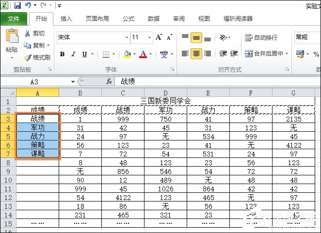 Excel怎么調(diào)換行和列？電子表格列換行的方法