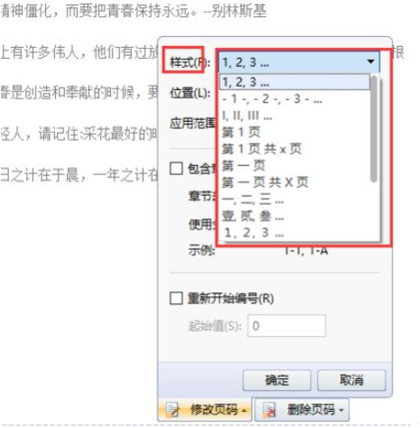 wps2007如何插入頁碼？wps2007插入頁碼圖文介紹