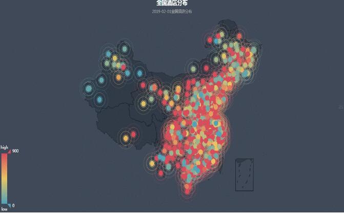 python實現Pyecharts實現動態地圖（Map、Geo）