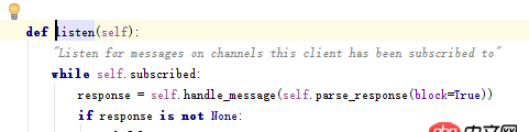 flask - Python使用redis發(fā)布訂閱時(shí)，監(jiān)聽頻道時(shí)出現(xiàn)的問題？【一句話描述不清楚，請各位細(xì)看內(nèi)容】