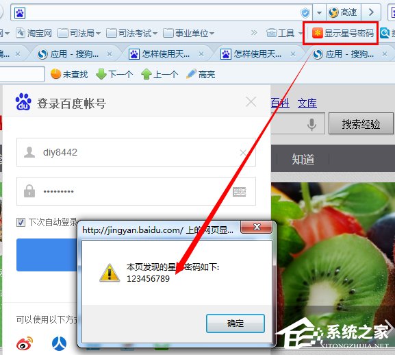 Windows7如何查看網(wǎng)頁(yè)星號(hào)密碼？