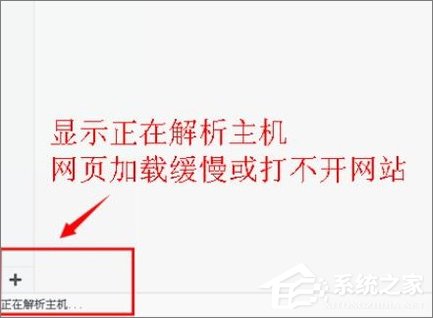 Win10打開瀏覽器一直提示“正在解析主機(jī)”怎么辦？