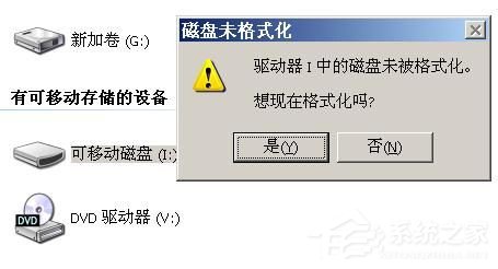 如何解決WinXP系統(tǒng)U盤未被格式化的問題?