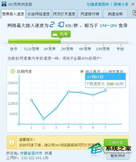 WinXP系統(tǒng)怎么查網(wǎng)速？查網(wǎng)速的方法