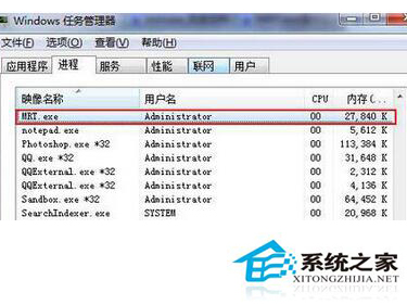 mrt.exe是什么進(jìn)程？如何刪除Win7系統(tǒng)中的mrt.exe進(jìn)程