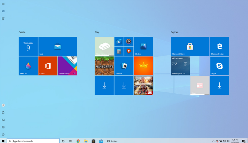 Win10開始菜單怎么設置全屏顯示?