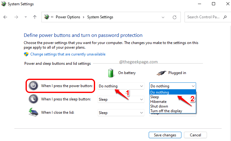 如何在Windows11/10中禁用電源按鈕關機？