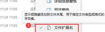 Win11如何展示文件擴(kuò)展名？Win11展示文件擴(kuò)展名的方法
