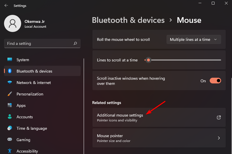 如何在Windows 11中將光標(biāo)更改為暗模式?