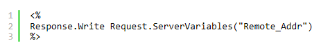 win7系統怎么利用ASP獲取服務器IP地址?