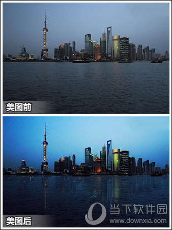 美圖秀秀夜景倒影如何做？完美修復(fù)水波倒影方法介紹