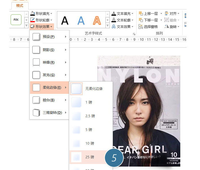 PPT制作出有設(shè)計(jì)感圖片陰影效果具體操作步驟