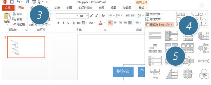 PPT中快速產(chǎn)生一個復(fù)雜組織架構(gòu)圖具體操作步驟
