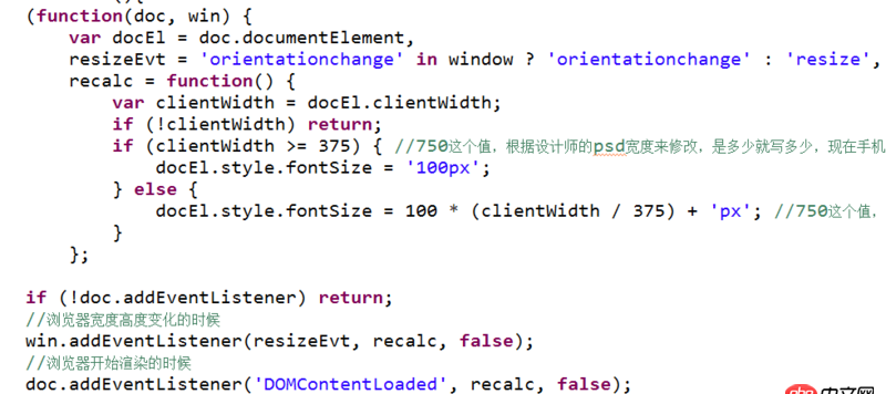 javascript - 用rem寫(xiě)的頁(yè)面，安卓手機(jī)顯示文字是正常的，蘋(píng)果顯示的文字是特別小的是為什么呢