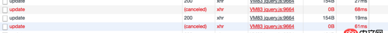 javascript - 多個ajax提交 有些會cancel 有什么辦法解決