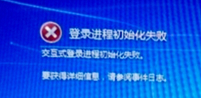 win7_win7系統(tǒng)登陸進程初始化失敗解決方法