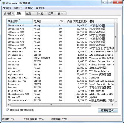 win7系統(tǒng)進程優(yōu)化的圖文操作過程