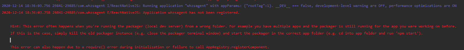 解決VSCode調(diào)試react-native android項(xiàng)目錯誤問題
