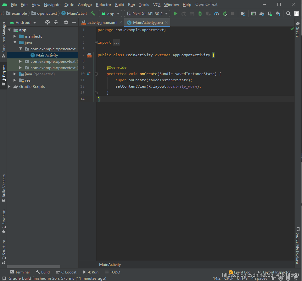Android Studio4.0導(dǎo)入OpenCv4.3.0的方法步驟