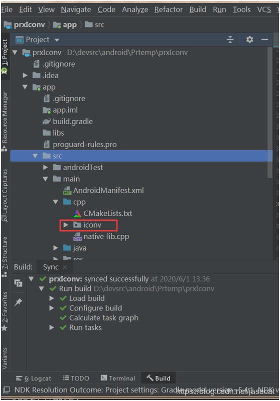 使用android studio開發(fā)工具編譯GBK轉(zhuǎn)換三方庫iconv的方法